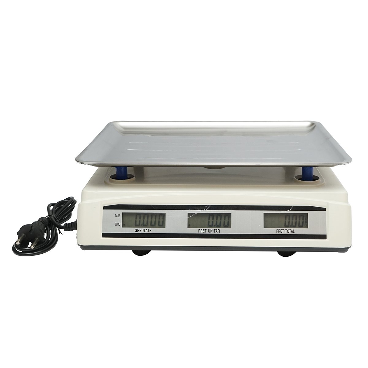 Cantar electronic cu ecran LCD, capacitate 40 Kg cu baterie 4V Breckner Germany